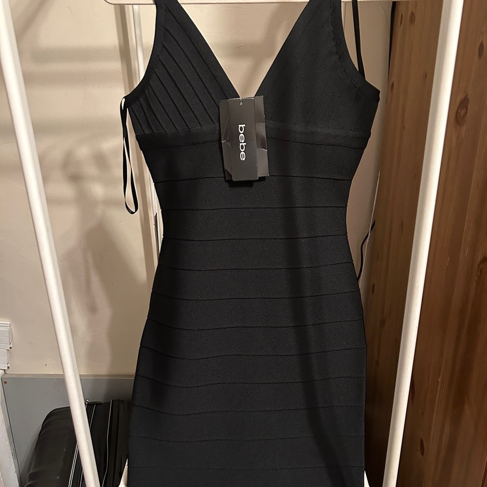 Black Bebe Bodycon Style dress